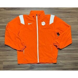 Nike NCAA Clemson Tigers Woven Full-Zip Jacket Orange Men's Sz M (DNN6225-888)